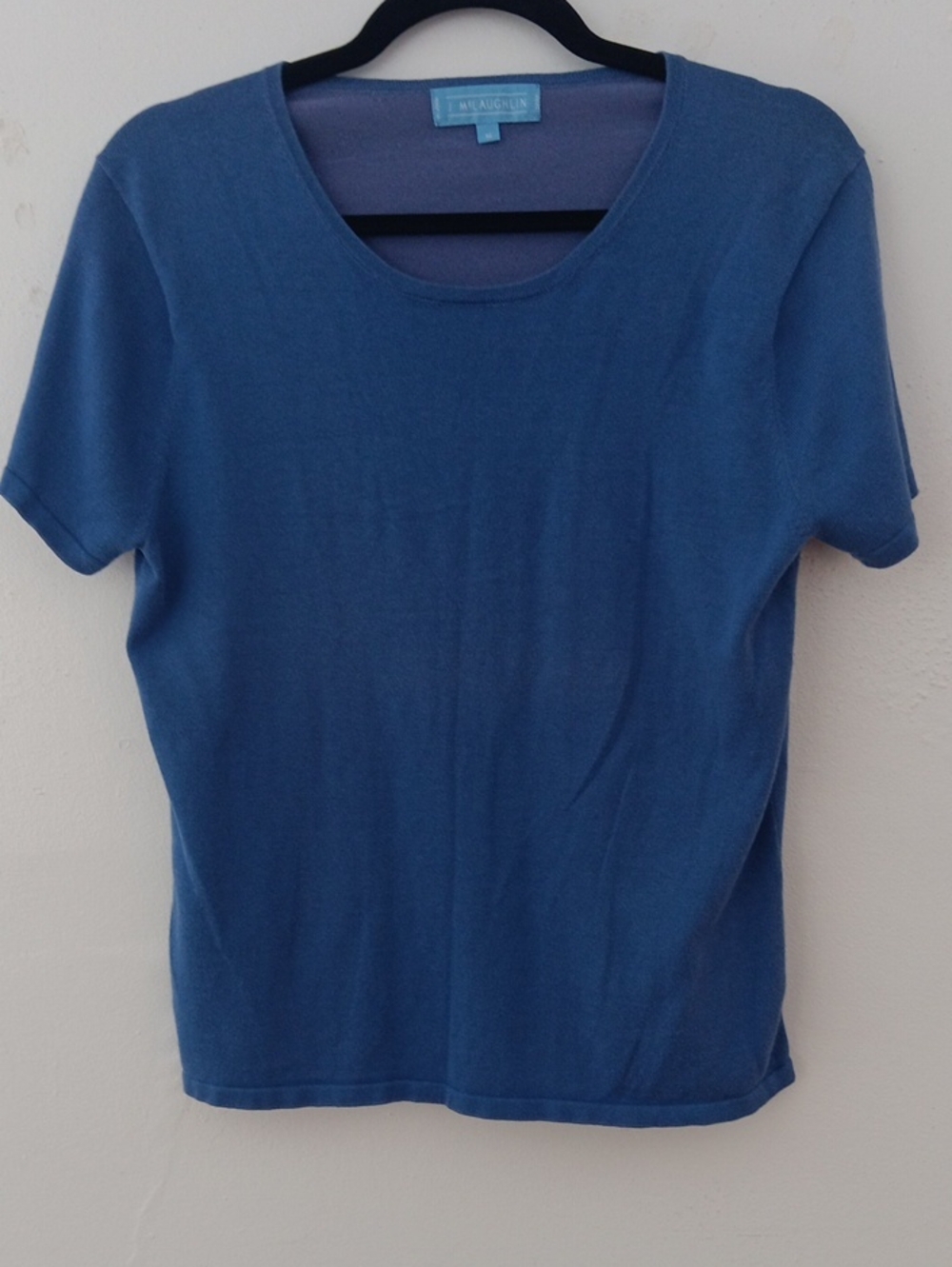 J. McLaghlin Vintage Short-Sleeve Knit Top #3823
